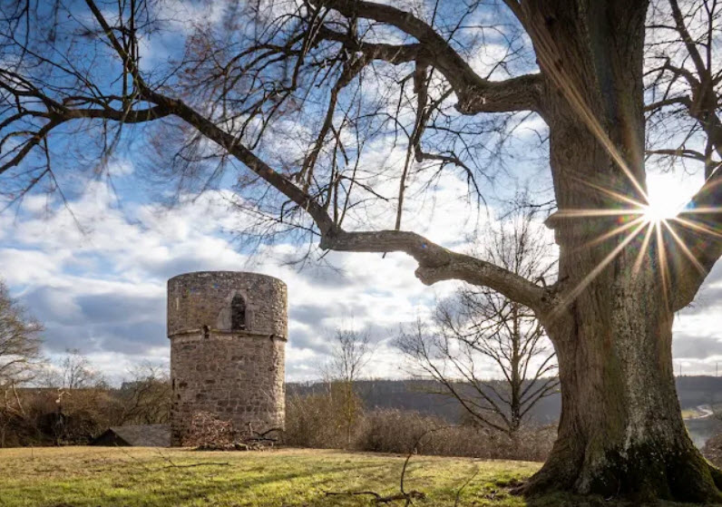 Burgruine Rosenberg Rügland, Germany